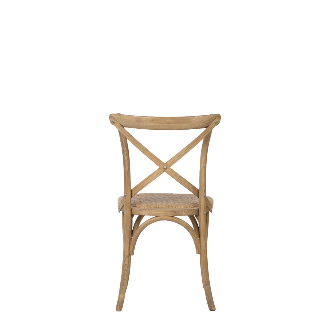 Oak Crossback Chair Natural image 2
